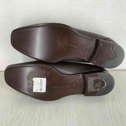 ボッテガヴェネタ BOTTEGA VENETA イントレチャート レザーローファー メンズ EUR:40