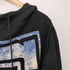 ディーゼル DIESEL females ラインストーン プルオーバーパーカーワンピース レディース import:XS