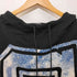 ディーゼル DIESEL females ラインストーン プルオーバーパーカーワンピース レディース import:XS