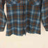ペンドルトン PENDLETON 70S USA製 PURE VIRGIN WOOL フラップポケット ウール オープンカラー チェック シャツ メンズ import:S