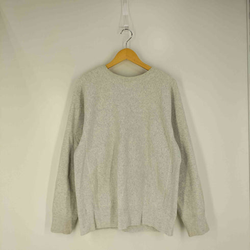 チャンピオン Champion 青単復刻 REVERSE WEAVE リバースウィーブ フロントプリント クルーネックスウェット メンズ import:XL