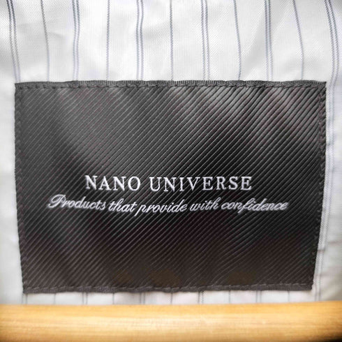 ナノユニバース NANO universe 比翼ステンカラー コート メンズ JPN:S