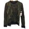 ディーゼル DIESEL Y2K グランジ ダメージ加工 迷彩 ニット メンズ import:XS