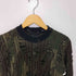 ディーゼル DIESEL Y2K グランジ ダメージ加工 迷彩 ニット メンズ import:XS