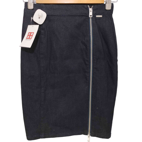 ディーゼル DIESEL フロントジップ デニムペンシルスカート レディース 25