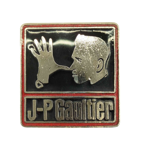 ジャンポールゴルチエ Jean Paul GAULTIER J-P スクエアシルエット ピンバッジ ピンズ メンズ