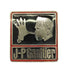 ジャンポールゴルチエ Jean Paul GAULTIER J-P スクエアシルエット ピンバッジ ピンズ メンズ