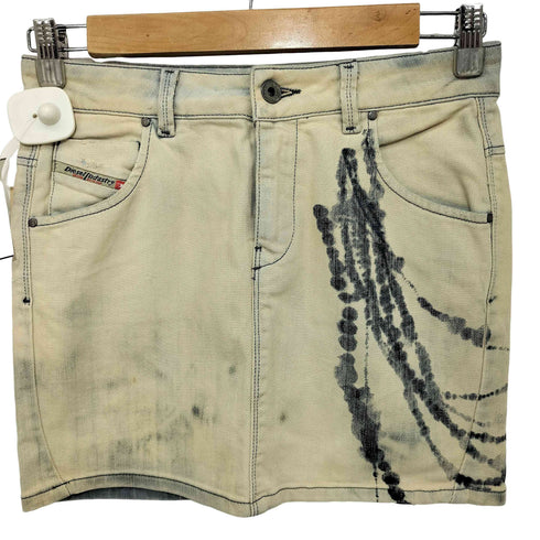 ディーゼル DIESEL グランジ デニムミニスカート レディース 27
