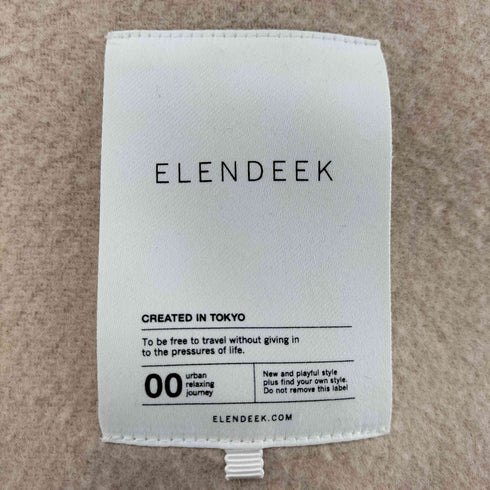 エレンディーク ELENDEEK 21AW FROM SHORT WOOL CT レディース F