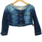 ディーゼル DIESEL ノーカラー ショートデニムジャケット レディース import:XS