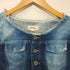 ディーゼル DIESEL ノーカラー ショートデニムジャケット レディース import:XS