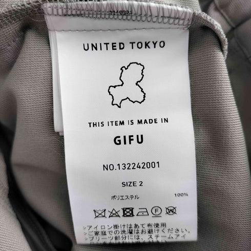 ユナイテッドトウキョウ UNITED TOKYO サイドプリーツパンツ メンズ JPN:2