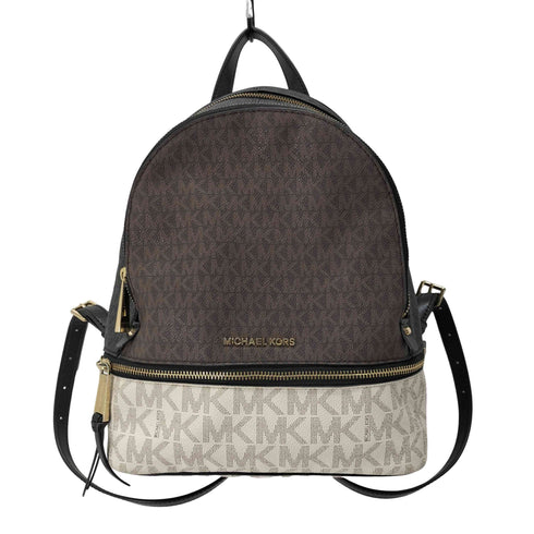 マイケルコース Michael Kors RHEA ZIP バックパック MKシグネチャー バイカラー レディース