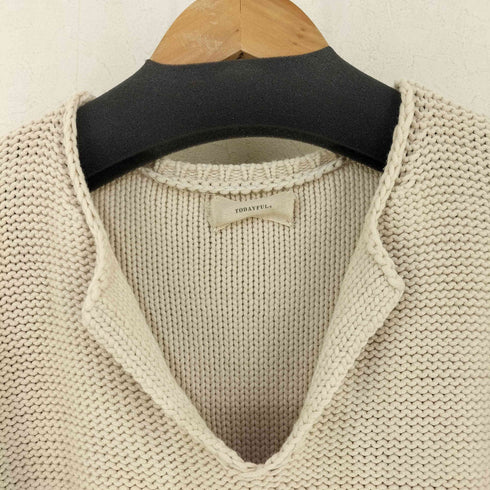 トゥデイフル TODAYFUL Key Neck Rib Knit レディース FREE