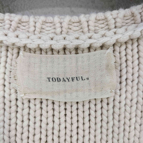 トゥデイフル TODAYFUL Key Neck Rib Knit レディース FREE