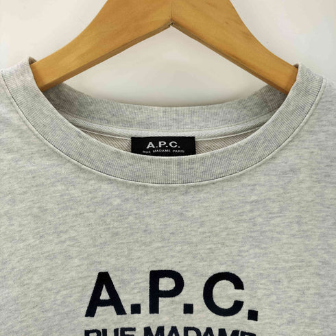 アーペーセー A.P.C. 刺繍ロゴ コットンスウェット メンズ S