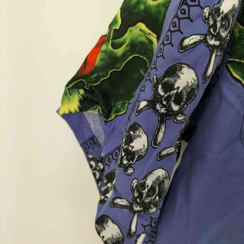 ワコマリア WACKO MARIA 22SS 56 TATTOO STUDIO HAWAIIAN SHIRT 総柄開襟シャツ スカル 髑髏 メンズ JPN:M