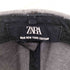 ザラ ZARA ダメージ加工ウォッシュドデニムキャップ ピグメント メンズ JPN:M