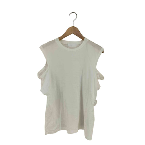 トーガプルラ TOGA PULLA ショルダーカッティングデザインTシャツ レディース JPN:38