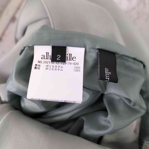 アルアバイル allureville ワイドシルエットサロペット レディース 2