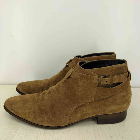 サンローランパリ SAINT LAURENT PARIS Wyatt Jodhpur Boots スエードアンクル ジョッパーブーツ メンズ 42 1/2
