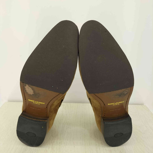 サンローランパリ SAINT LAURENT PARIS Wyatt Jodhpur Boots スエードアンクル ジョッパーブーツ メンズ 42 1/2