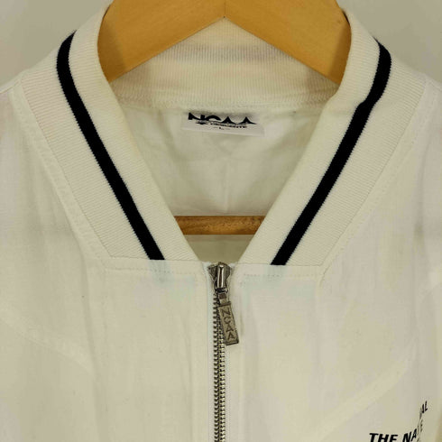 デサント descente 90S NCAA ステッチ デザイン ジップアップ コットン ブルゾン ジャケット メンズ import:L
