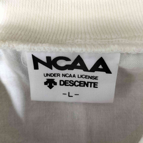 デサント descente 90S NCAA ステッチ デザイン ジップアップ コットン ブルゾン ジャケット メンズ import:L