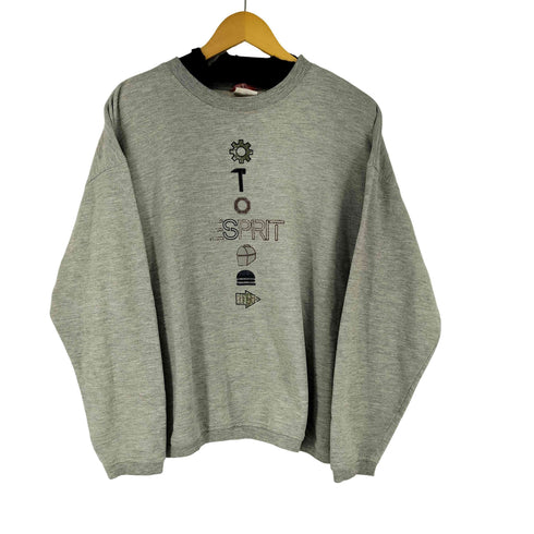 エスプリ ESPRIT ロゴプリント スウェット メンズ JPN:L