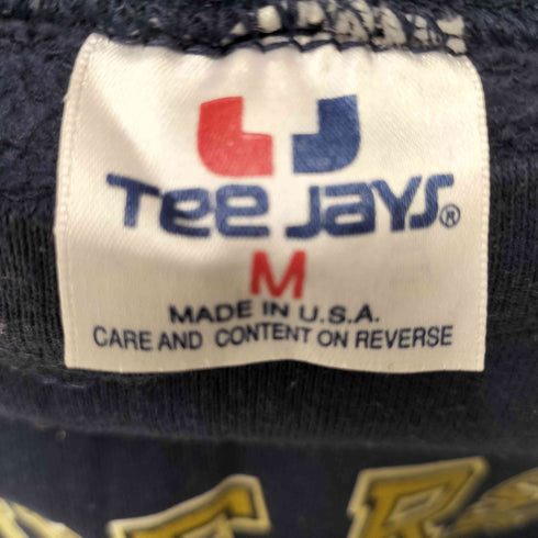 90S USA製 Tee Jays ボディ HAWAII UNIVERSITY カレッジ ロゴ プリント クルーネック スウェット メンズ import:M