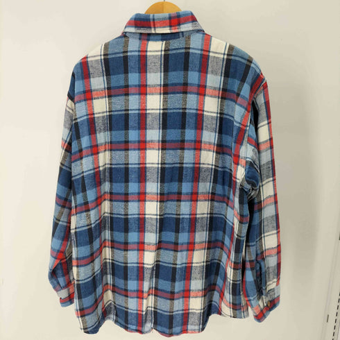 ビッグマック BIG MAC 80s USA製 三角タグ ヘビーネルチェックシャツ オーバーサイズ メンズ JPN:XL