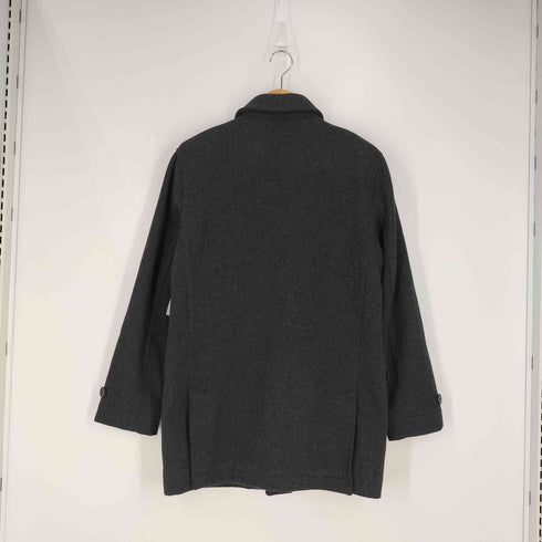 ギャップ Gap 00s OLD GAP オールドギャップ ウールナイロン ステンカラー ハーフコート メンズ import:S