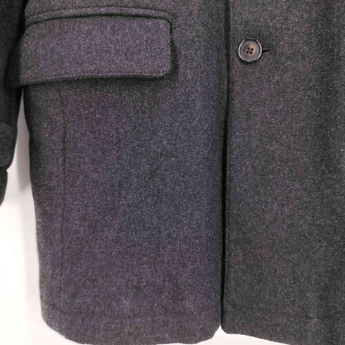ギャップ Gap 00s OLD GAP オールドギャップ ウールナイロン ステンカラー ハーフコート メンズ import:S