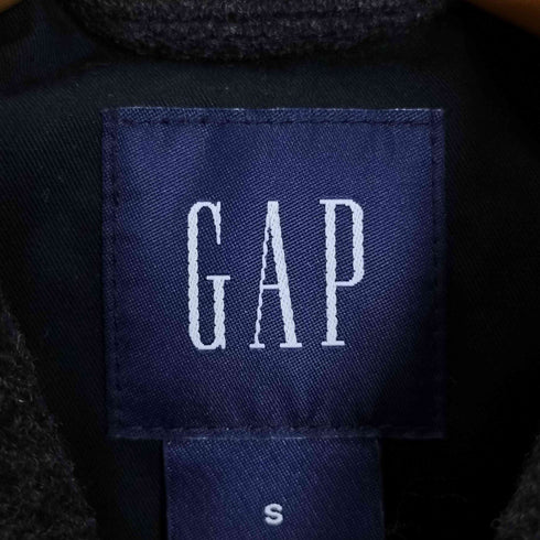 ギャップ Gap 00s OLD GAP オールドギャップ ウールナイロン ステンカラー ハーフコート メンズ import:S