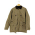 バラクータ BARACUTA 裏地チェック 襟切替スエード ハーフコート メンズ import:L