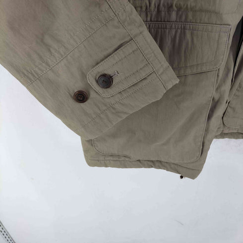 バラクータ BARACUTA 裏地チェック 襟切替スエード ハーフコート メンズ import:L