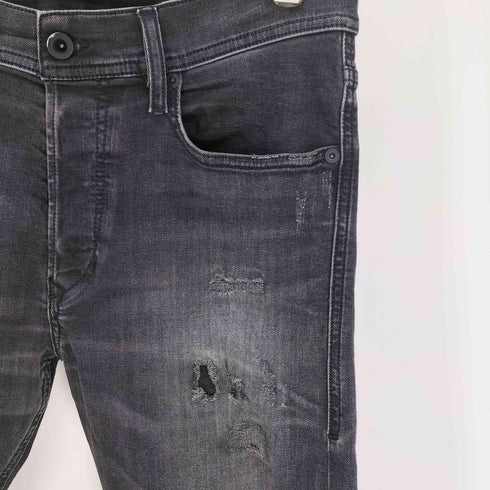 ディーゼル DIESEL TEPPHAR SLIM CARROT ダメージ加工 ストレッチ スキニー デニム パンツ メンズ W29 L30