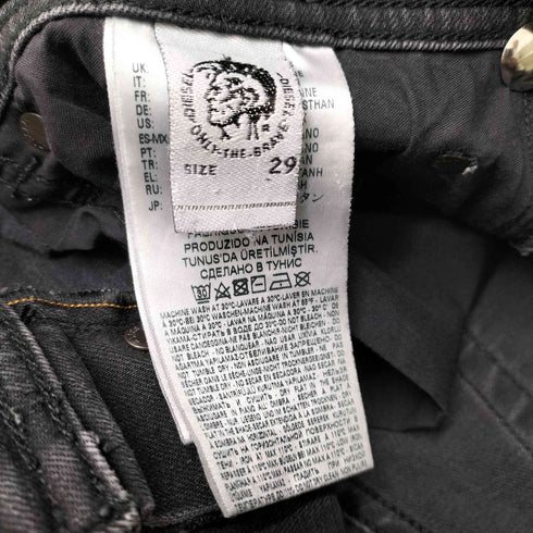 ディーゼル DIESEL TEPPHAR SLIM CARROT ダメージ加工 ストレッチ スキニー デニム パンツ メンズ W29 L30