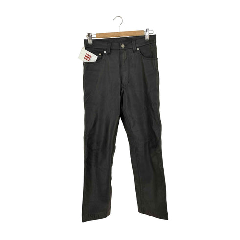 ジュンメン JUN MEN 旧タグ カウレザー ストレートパンツ メンズ JPN:M