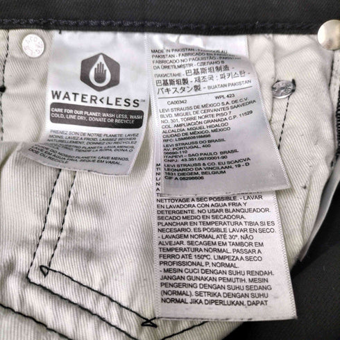 リーバイス Levis 510 ストレッチ スキニー ブラックデニム パンツ BIG E メンズ W31 L32