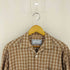 ザデイオンザビーチ THE DAY ON THE BEACH PJ's Camp Shirt シェルボタン オープンカラー コットンチェックL/Sシャツ メンズ