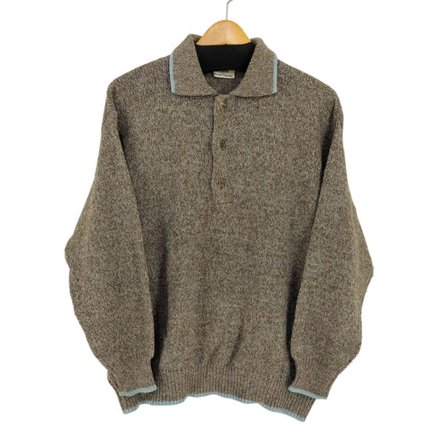 シスレー SISLEY イタリア製 ニットポロシャツ メンズ