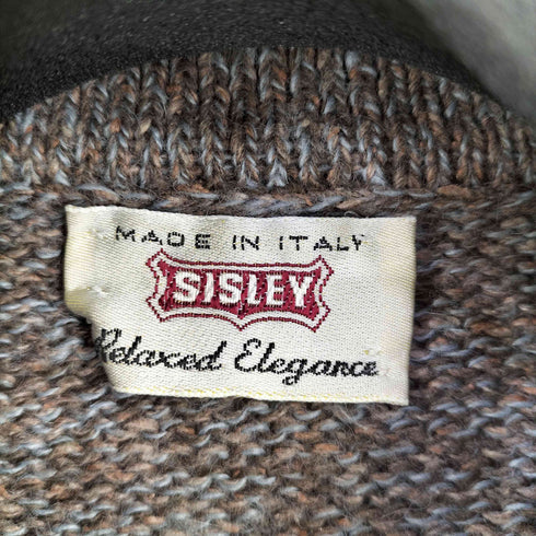 シスレー SISLEY イタリア製 ニットポロシャツ メンズ
