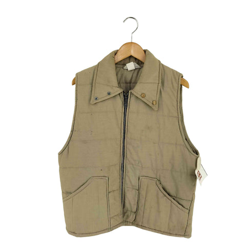 TOM CAT 70s 紙タグ 襟付きダウンベスト PRIDE ZIPPER メンズ