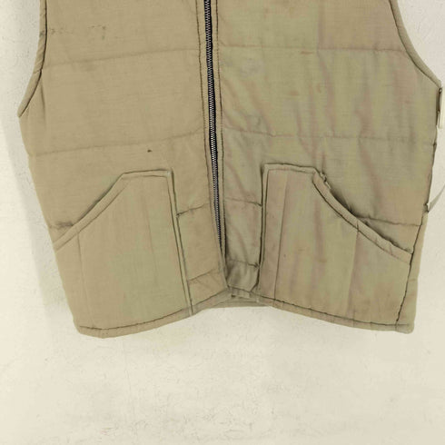 TOM CAT 70s 紙タグ 襟付きダウンベスト PRIDE ZIPPER メンズ