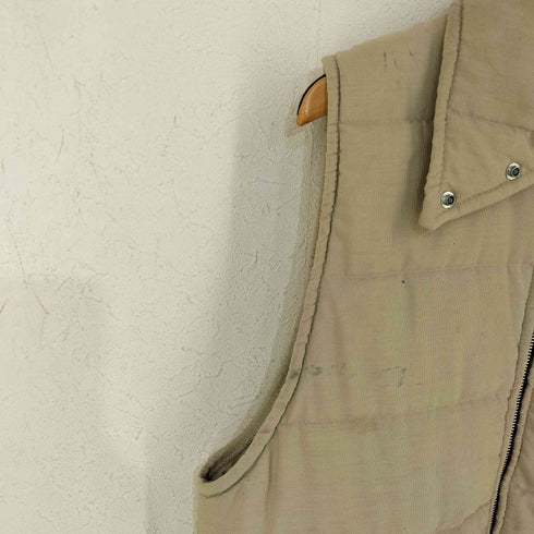 TOM CAT 70s 紙タグ 襟付きダウンベスト PRIDE ZIPPER メンズ