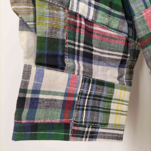 ラルフローレン RALPH LAUREN チェック柄パッチワークシャツ メンズ JPN:M