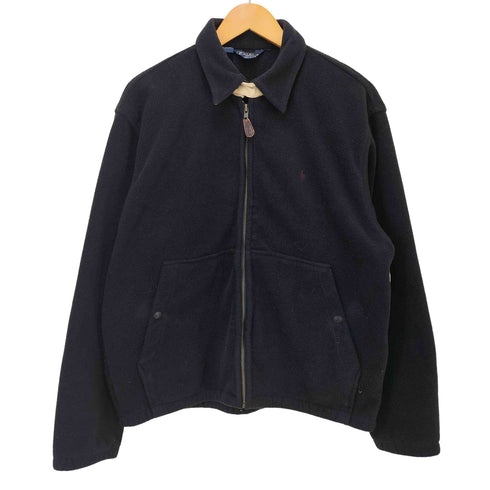 ポロバイラルフローレン Polo by RALPH LAUREN 80-90s 三角タグ USA製ポニー刺繍フリースジャケット メンズ JPN:M
