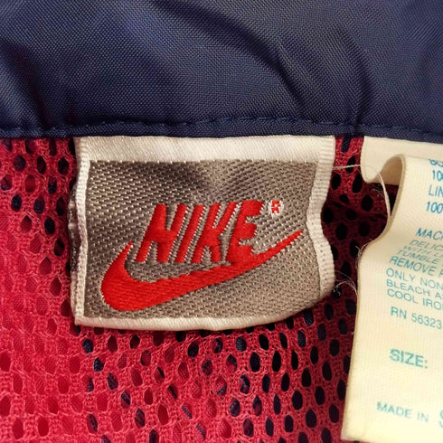ナイキ NIKE 銀タグ ハーフジップ ナイロンジャケット メンズ import:XL