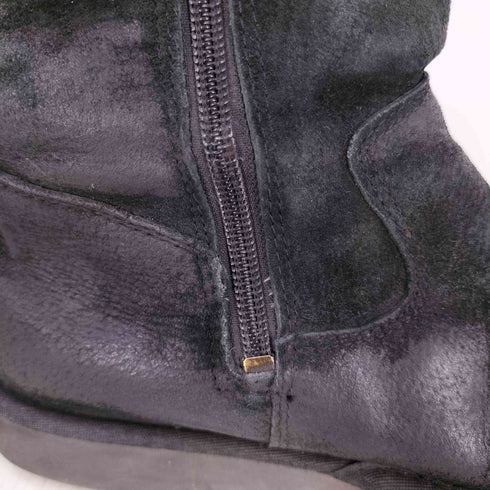 アグオーストラリア UGG Australia PIERCE ピアス サイドジップ レザー ムートンブーツ レディース JPN:24